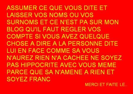 MERCI ET FAITE LE